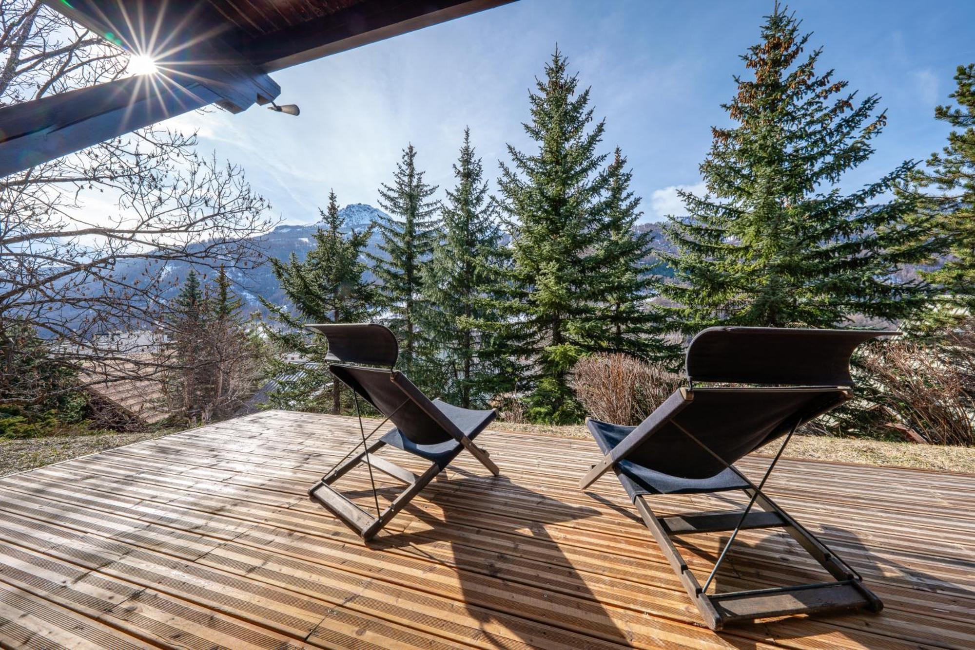 Serre Chevalier Studio 30 M2 Coin Montagne A 8 Minutes Des Pistes Saint-Chaffrey Kültér fotó